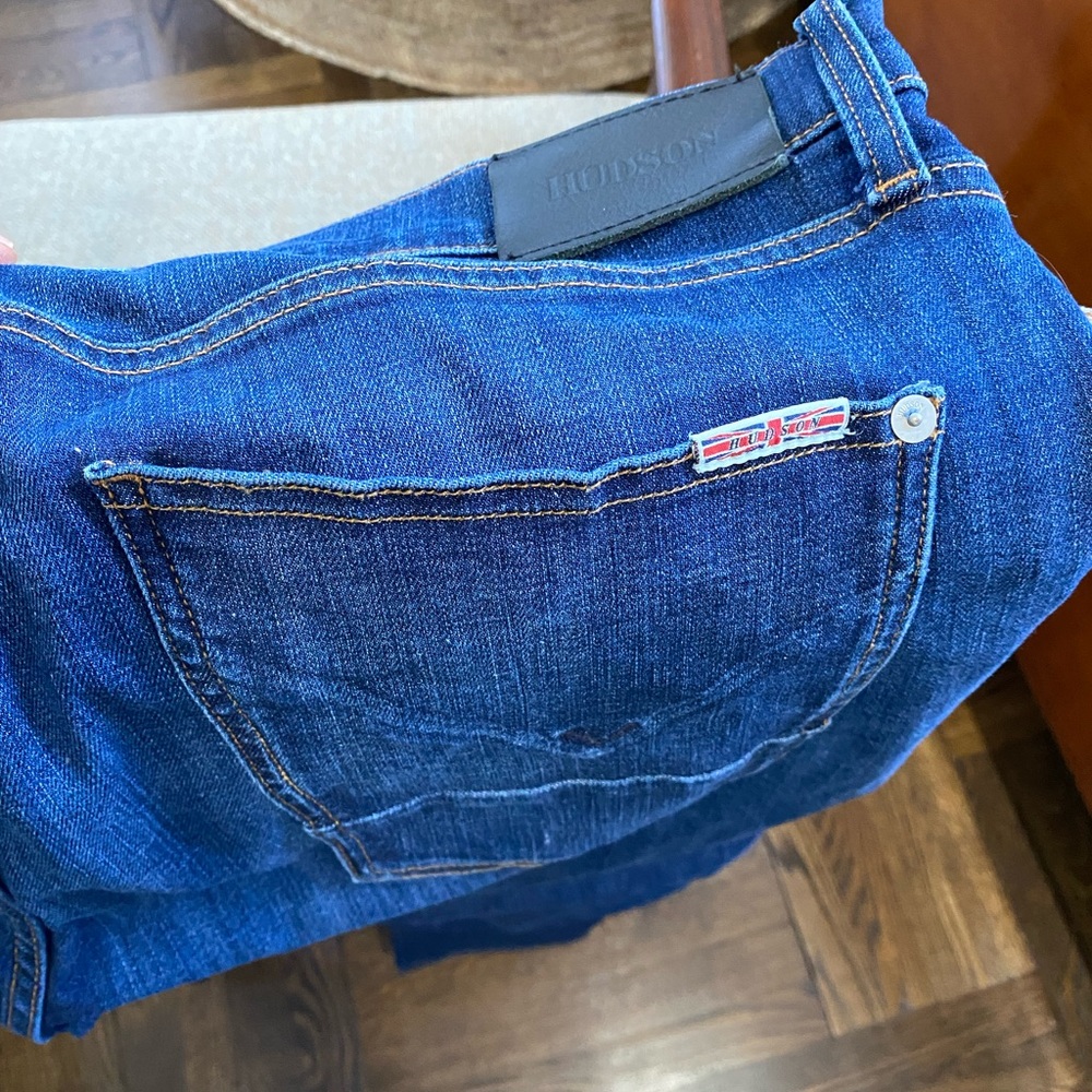 Hudson mens relaxed skinny jeans